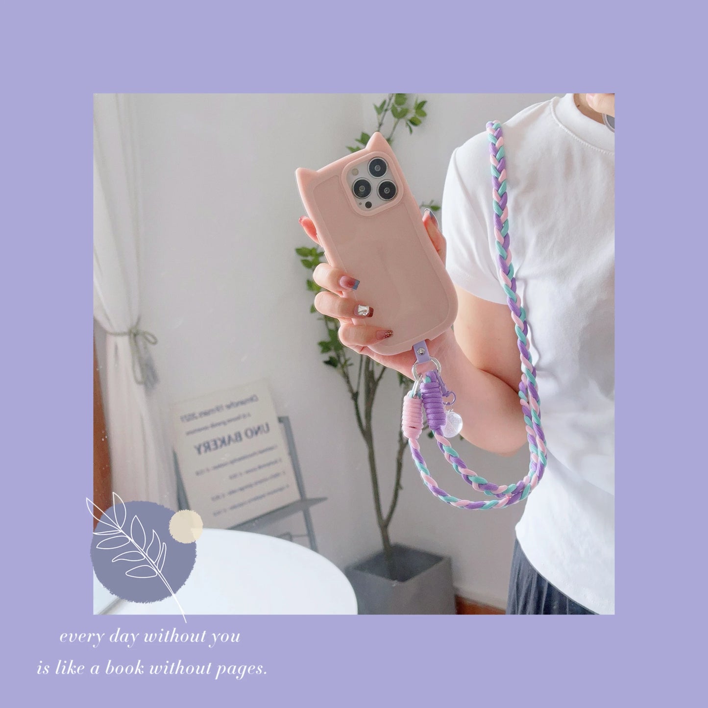 Creative Cartoon Phone Lanyard – Universal Crossbody Pendant Strap