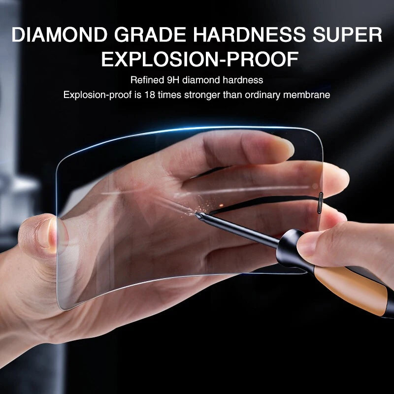 2pcs Anti-Spy Tempered Glass – Full Cover Privacy Screen Protector for iPhone 6–17 Pro Max