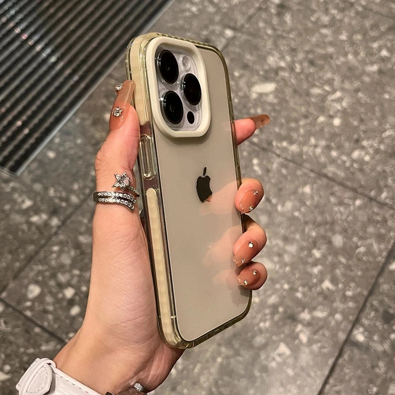 Luxury Transparent Case For iPhone 13 12 11 Pro Max 7 8 Plus X Xs Max XR Shockproof Clear Soft TPU Cover
