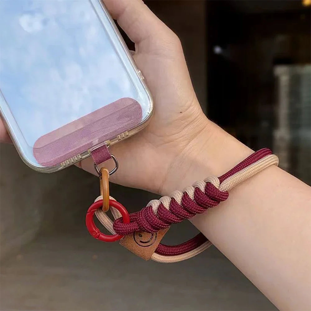 Universal Woven Phone Strap – Short Handheld Anti-Fall Wristband