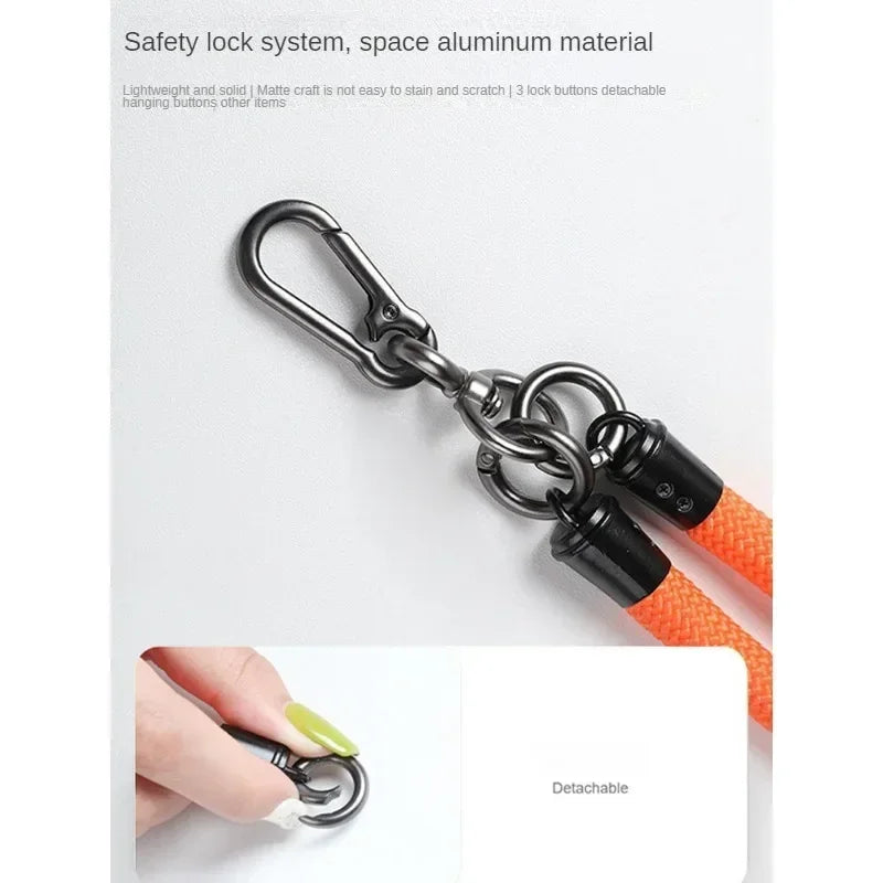 Adjustable Detachable Phone Lanyard – 8mm Universal Crossbody Strap