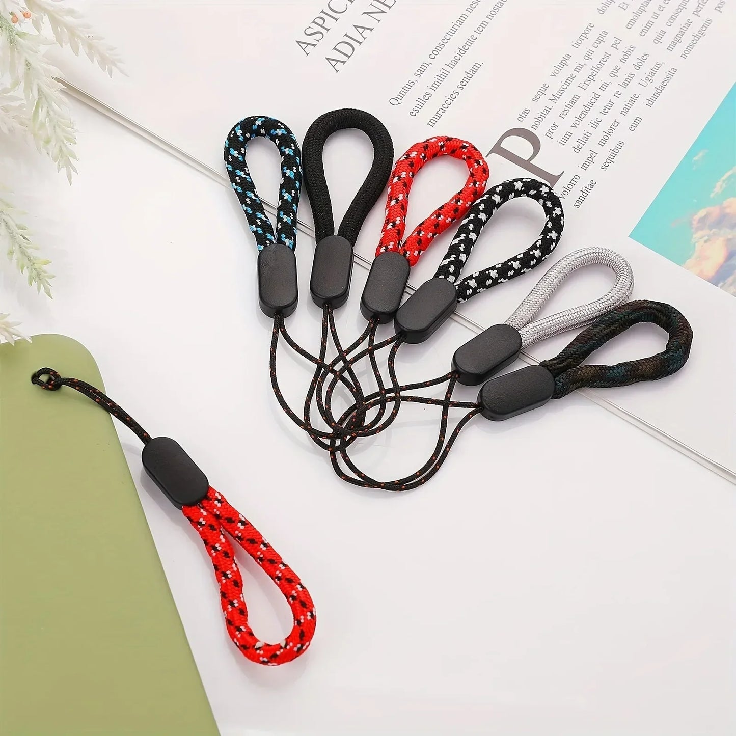 3/5pcs Wrist Lanyard Strap – Short Grip Rope for Phone & Keys