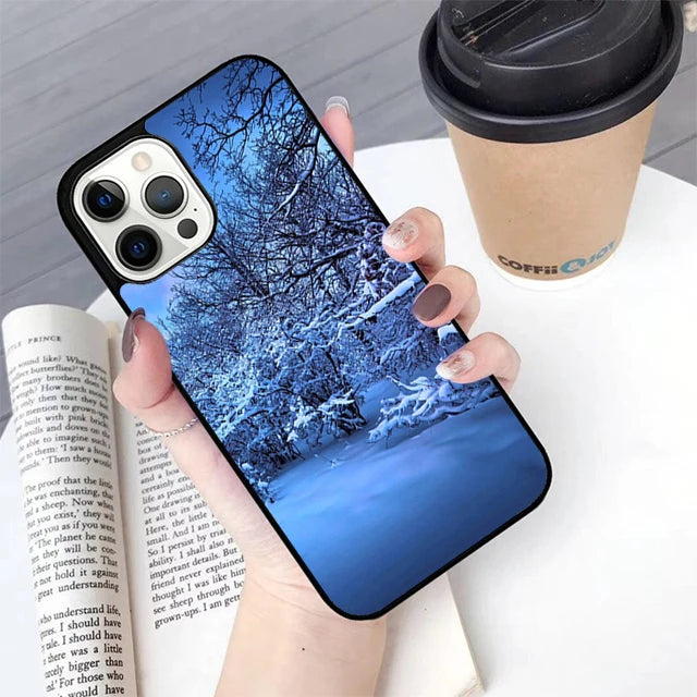 “Winter Snow Landscape iPhone Case – Fits iPhone 11–14