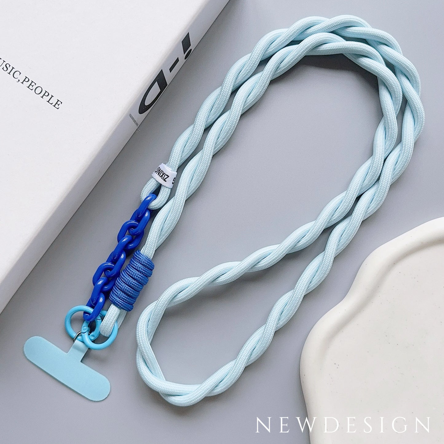 1Pc Cute Acrylic Phone Lanyard – Universal Crossbody & Wrist Strap