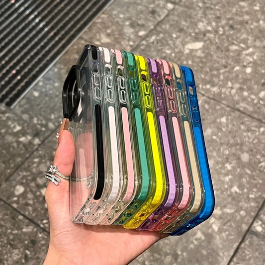 Luxury Transparent Case For iPhone 15 14 Shockproof Clear Soft TPU Cover