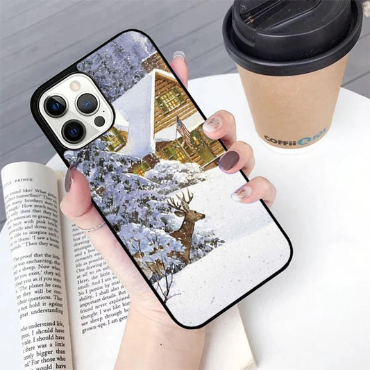 “Winter Snow Landscape iPhone Case – Fits iPhone 11–14