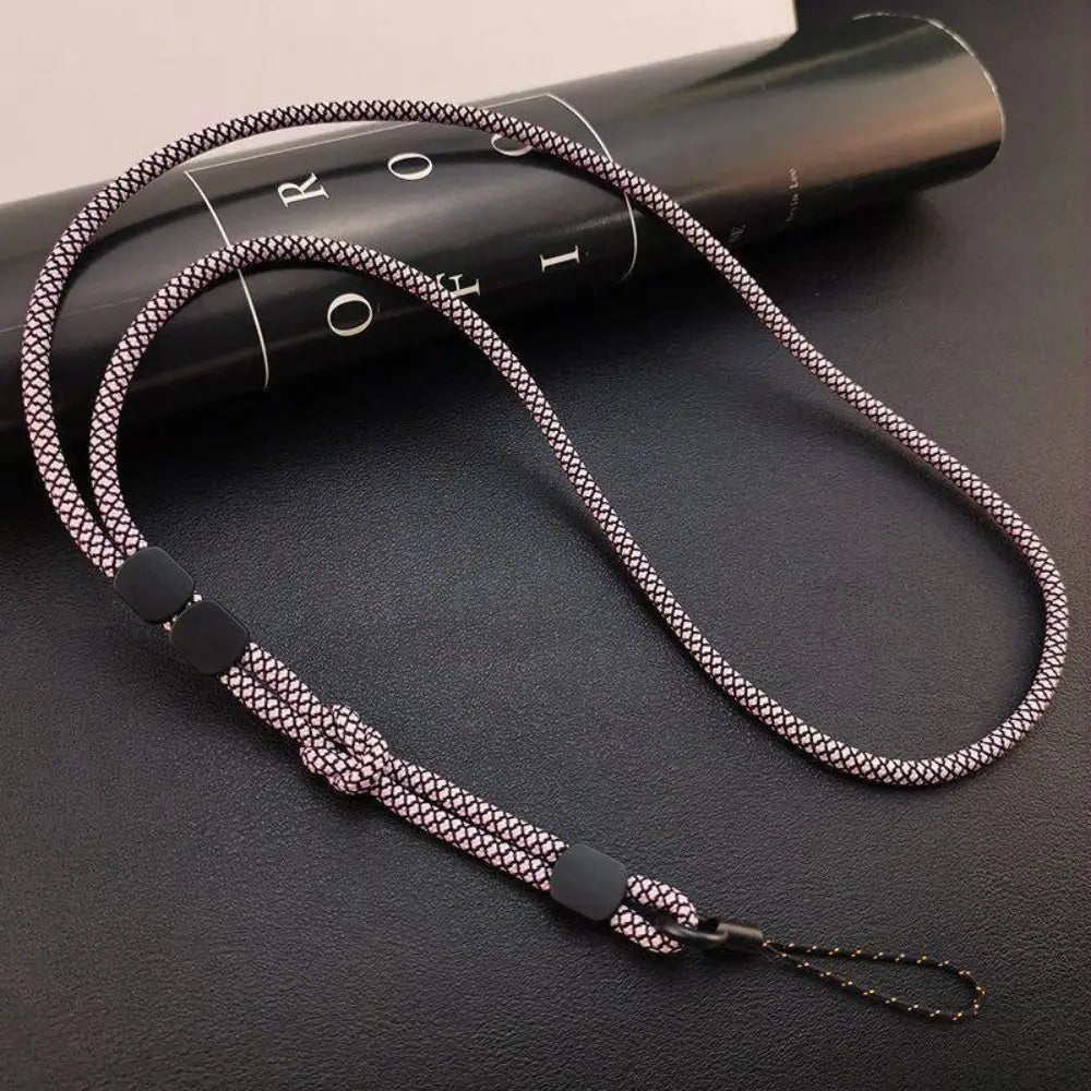Colorful Hand-Woven Phone Lanyard | Adjustable Detachable Neck & Wrist Strap, Anti-Lost Hanging Chain for All Mobile Phones