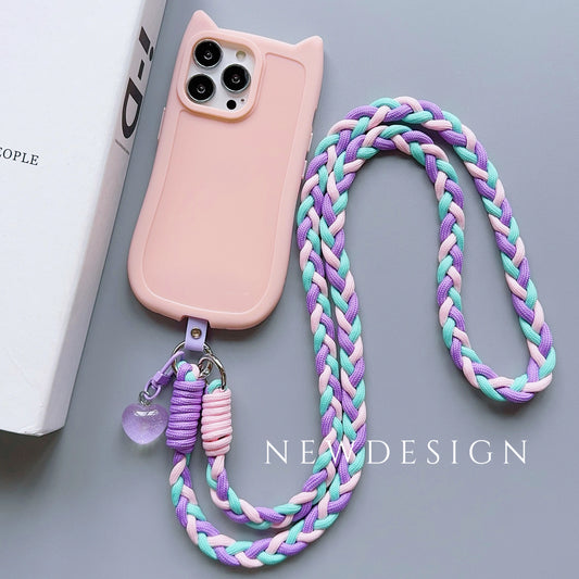 Creative Cartoon Phone Lanyard – Universal Crossbody Pendant Strap