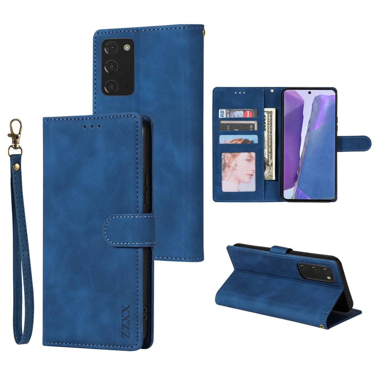 Wallet Magnetic Flip With Card Slot Leather Case For Samsung Galaxy S25 Edge S25 Ultra S24 FE Note 20 10 Lite 10 Plus 9 A36 A56