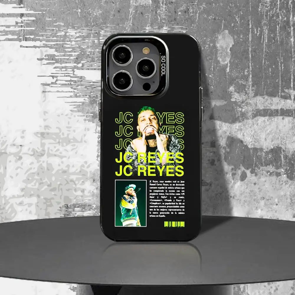 JC Reyes Tour 2025 Phone Case For iPhone 16,15,14,13,12,11,Pro,Max,Black Matte Shockproof Cover