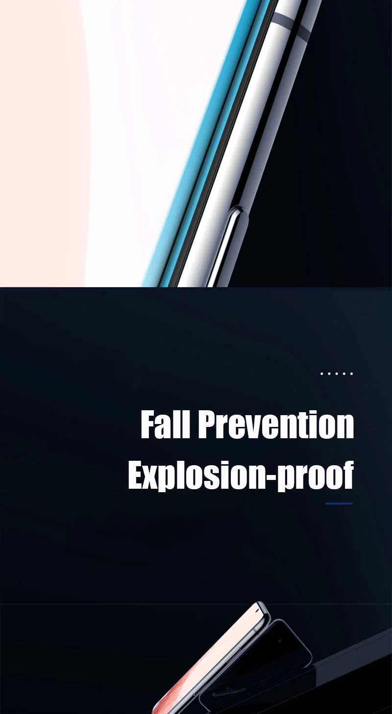 3PCS Full Coverage Tempered Glass for Samsung Galaxy S20 FE S21 S22 S23 S24 S25 Plus Ultra | Edge-to-Edge Screen Protector