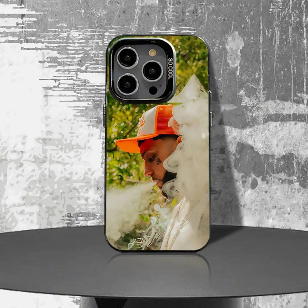 JC Reyes Tour 2025 Phone Case For iPhone 16,15,14,13,12,11,Pro,Max,Black Matte Shockproof Cover