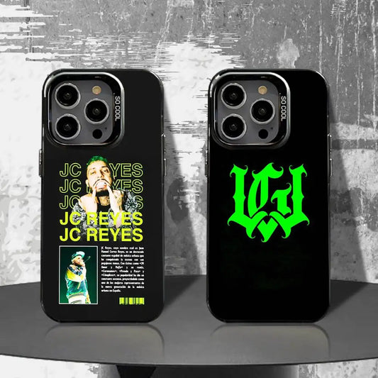JC Reyes Tour 2025 Phone Case For iPhone 16,15,14,13,12,11,Pro,Max,Black Matte Shockproof Cover