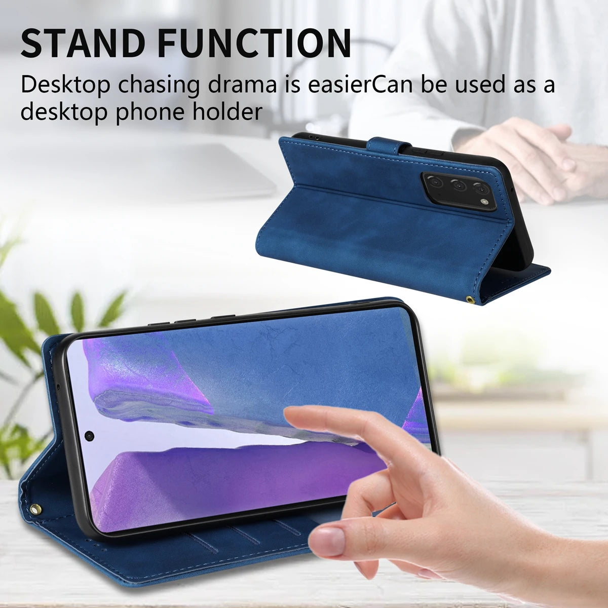 Wallet Magnetic Flip With Card Slot Leather Case For Samsung Galaxy S25 Edge S25 Ultra S24 FE Note 20 10 Lite 10 Plus 9 A36 A56