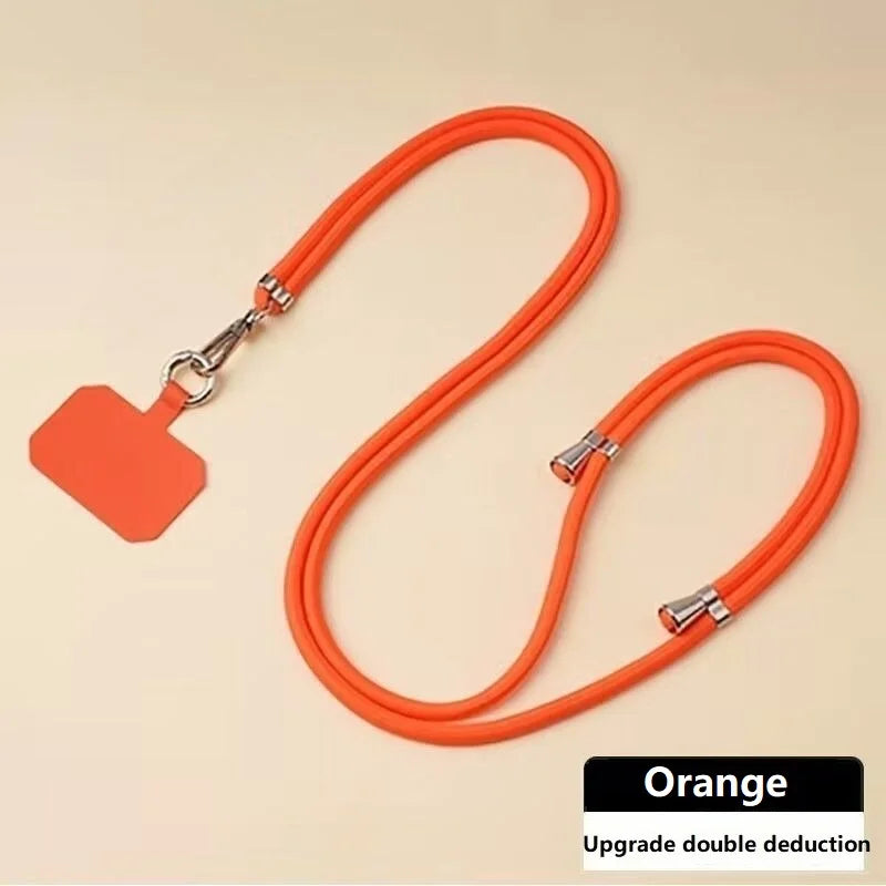 Phone Lanyard Strap Crossbody Cord with Adjustable Mobile Chain | Cell Phone Necklace Strap for Hands-Free Carry (SJGS01)