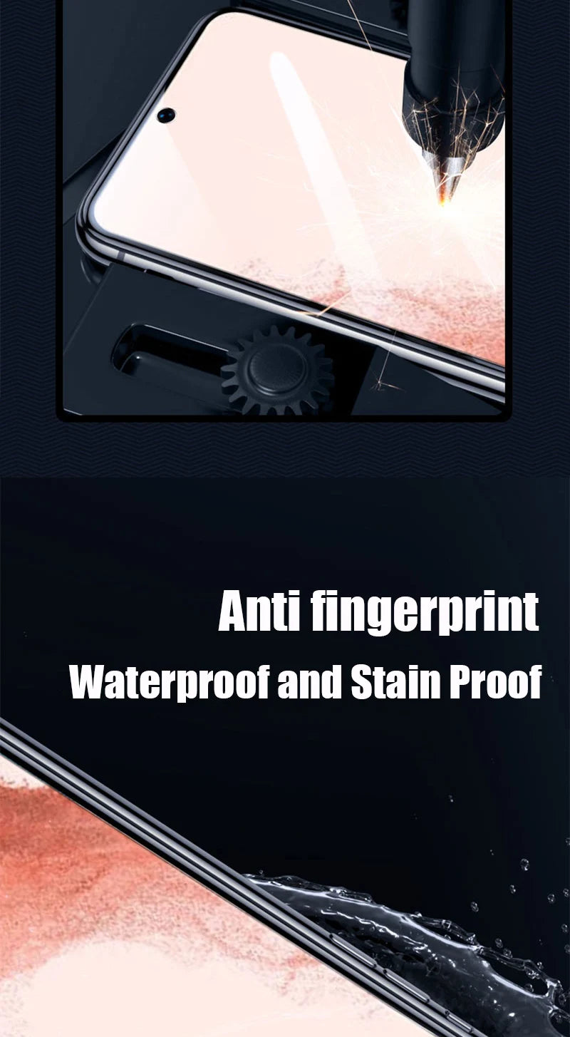 3PCS Full Coverage Tempered Glass for Samsung Galaxy S20 FE S21 S22 S23 S24 S25 Plus Ultra | Edge-to-Edge Screen Protector