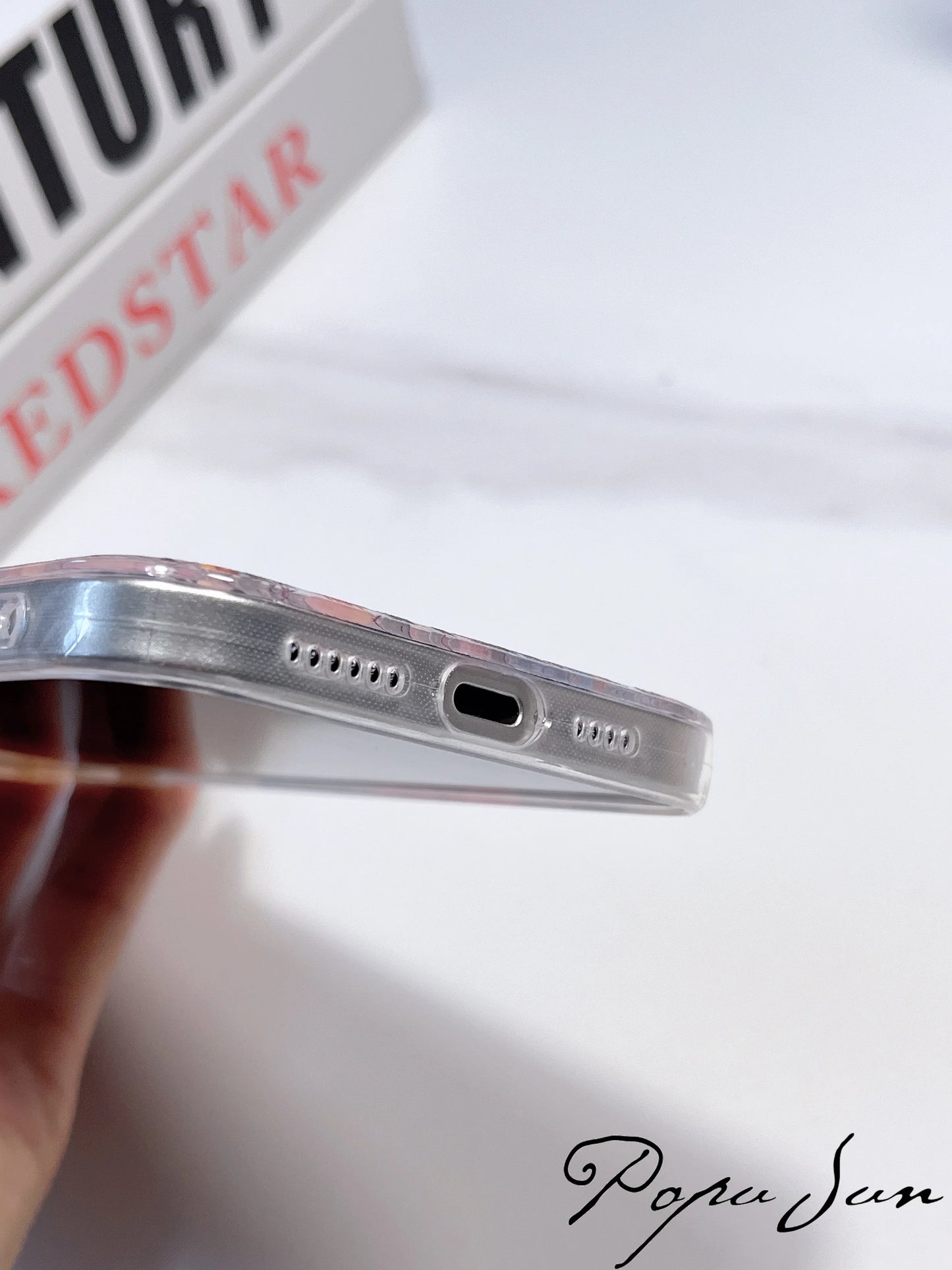 Transparent Flower Print Case for iPhone 17 Air, 16, 15, 14 Plus, 13 Mini, 12, 11 Pro Max – Soft Clear Silicone Floral Cover