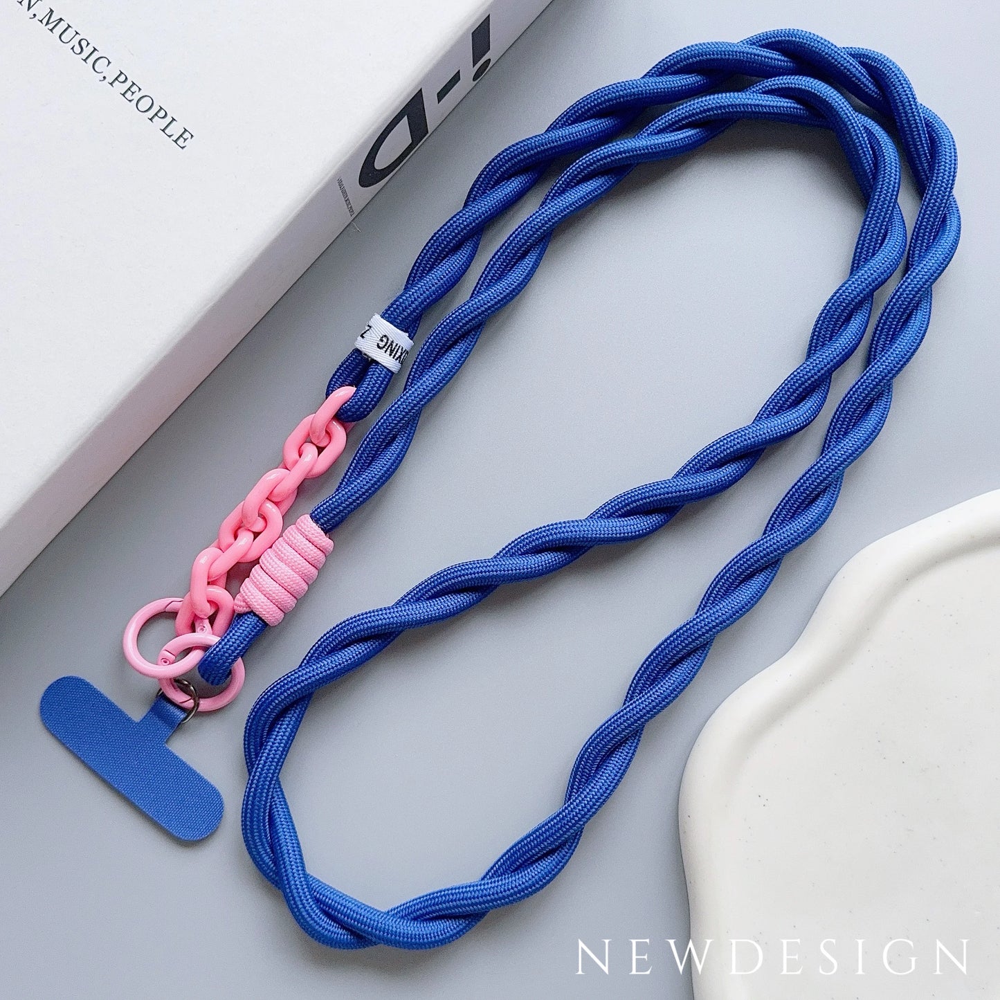 Cute Acrylic Phone Lanyard – Universal Crossbody & Wrist Strap