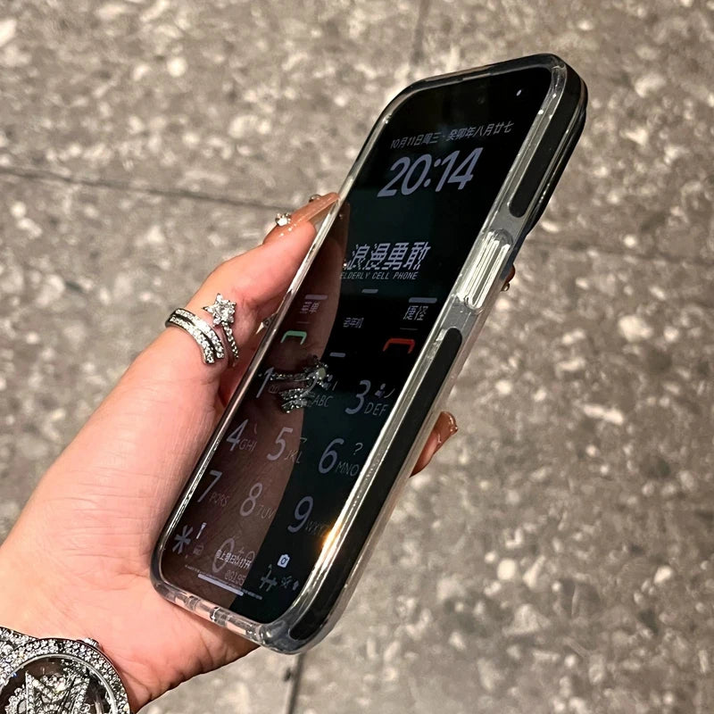 Luxury Transparent Case For iPhone 13 12 11 Pro Max 7 8 Plus X Xs Max XR Shockproof Clear Soft TPU Cover