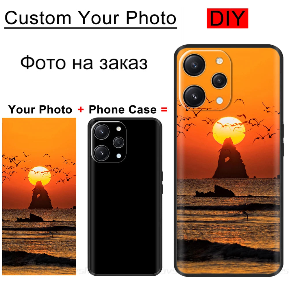 Make It Yours – Custom Photo Phone Case for Redmi & Poco Models (Soft Silicone).